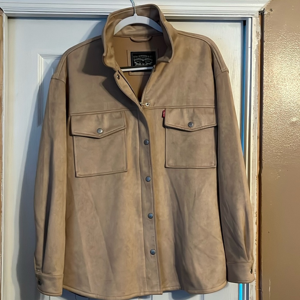 Levi faux suede lightweight jacket